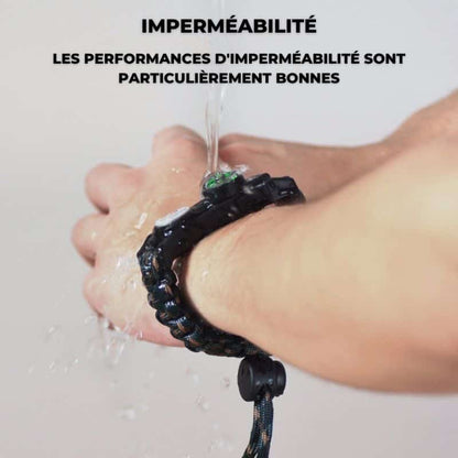 Bracelets de survie en plein air 7 en 1 - Votre outil multifonctionnel pour l'aventure.