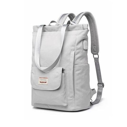 Sac à bandoulière en Tissu Oxford pour femme, idéal pour le voyage et le lifestyle, avec grand espace de rangement pour ordinateur portable de 15,6 pouces collection Bagages & Organisation de la boutique petites Aventures couleur gris