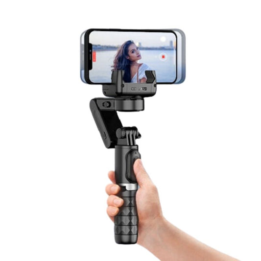 Stabilisateur de caméra à cardan avec rotation de 360 degrés, mode de prise de vue, selfie stick et trépied, parfait pour iPhone, téléphone, Smartphone et photographie en direct