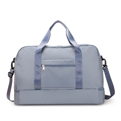 Sac de voyage de couleur Bleu décontracté Grand sac pour femme Sac à main multifonction Sac à bandoulière haute disponible disponible sur la boutique Petites Aventures - collection bagage voyage